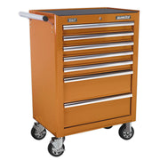 Sealey Rollcab 7 Drawer with Ball-Bearing Slides Orange AP26479TO Sealey - Dynamic Drive