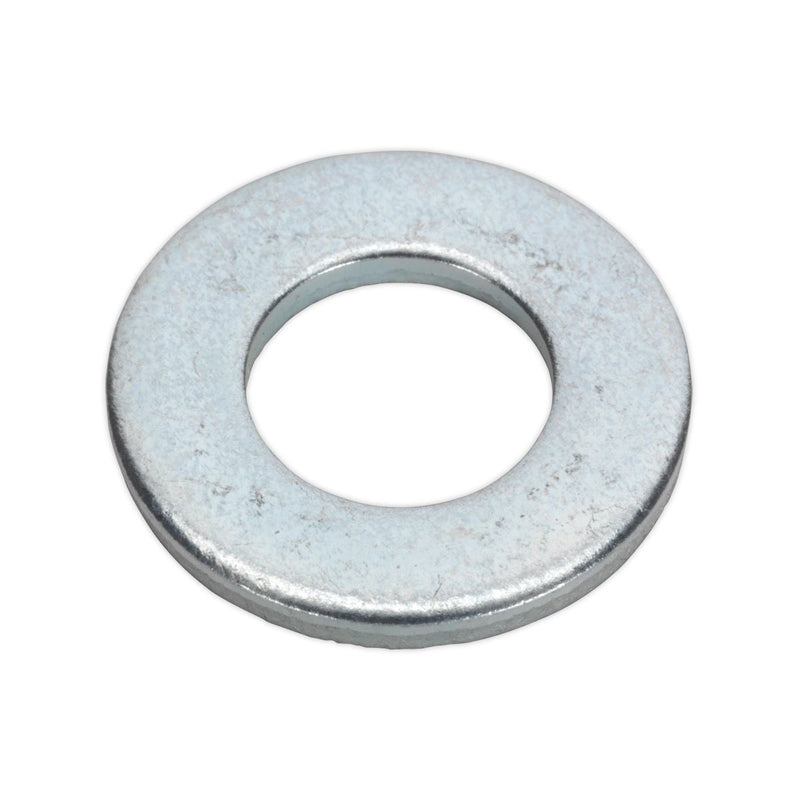 Sealey Flat Washer 3/16" x 7/16" Table 3 Imperial Zinc Pack of 100 FWI106 Sealey - Dynamic Drive