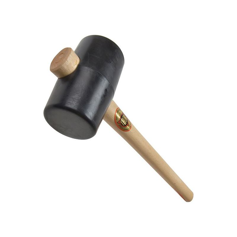 Thor 954 Black Rubber Mallet 74mm 800g Thor - Dynamic Drive