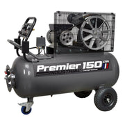 Sealey Air Compressor 150L Belt Drive 3hp with Front Control Panel SAC3153B Sealey - Dynamic Drive