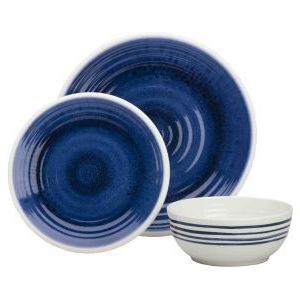 Azure 12 Piece Premium Plus Dinner Set AZ0112 UK Camping And Leisure - Dynamic Drive