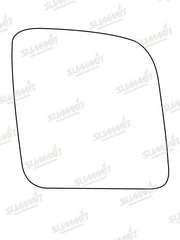 Summit Stick-On Commercial Mirror Glass fits Ford Transit Connect RHS Summit - Dynamic Drive