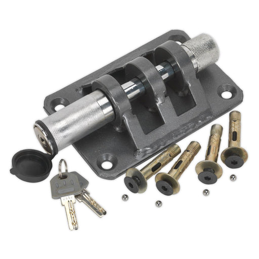 Sealey Motorcycle Locking Ground Anchor 4 Security Bolts MCGA02 Sealey  - Dynamic Drive