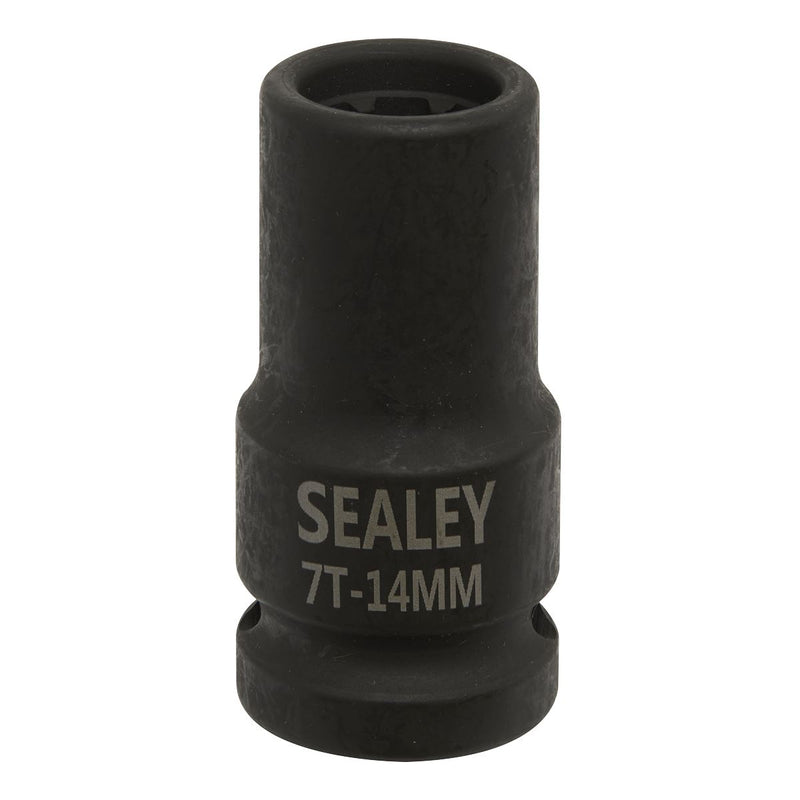 Sealey Brake Caliper Socket 1/2"Sq Drive 14mm 7-Point VS0985 Sealey - Dynamic Drive