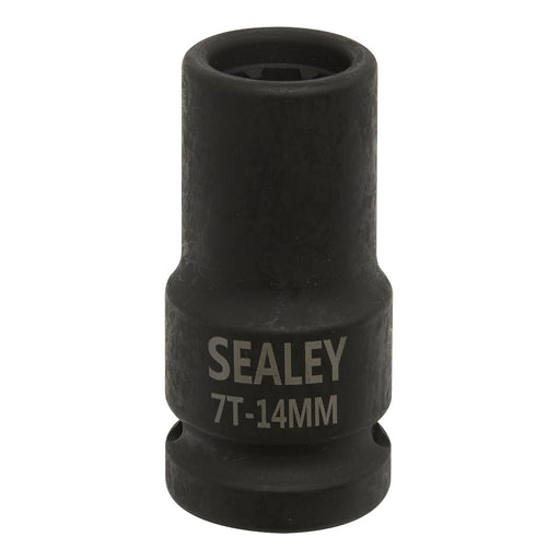 Sealey Brake Caliper Socket 1/2"Sq Drive 14mm 7-Point VS0985 Sealey - Dynamic Drive