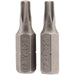 Draper TX-STAR Insert Bit, 1/4" Hex, 25mm Long, T20 (Pack of 2) Draper - Dynamic Drive
