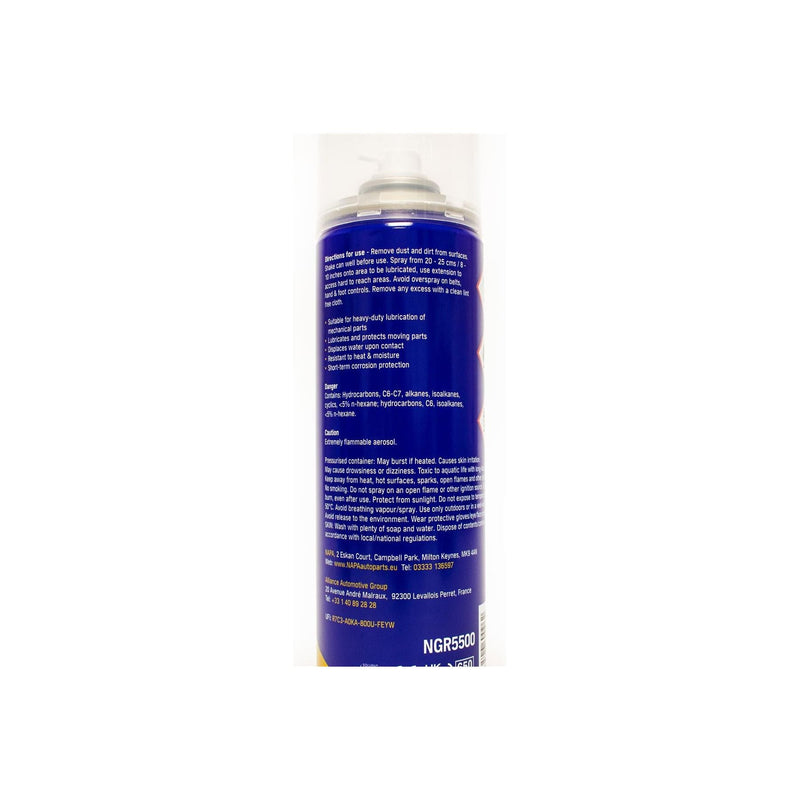 3x NAPA Grease Spray Multi Purpose Protects & Lubricates 500ml NAPA - Dynamic Drive