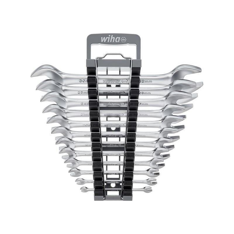 Wiha Double Open-End Spanner Set, 12 Piece Wiha - Dynamic Drive