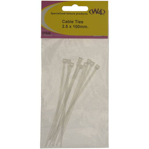 W4 Cable Ties 4" / 100Mm (6) 37526 W4 - Dynamic Drive