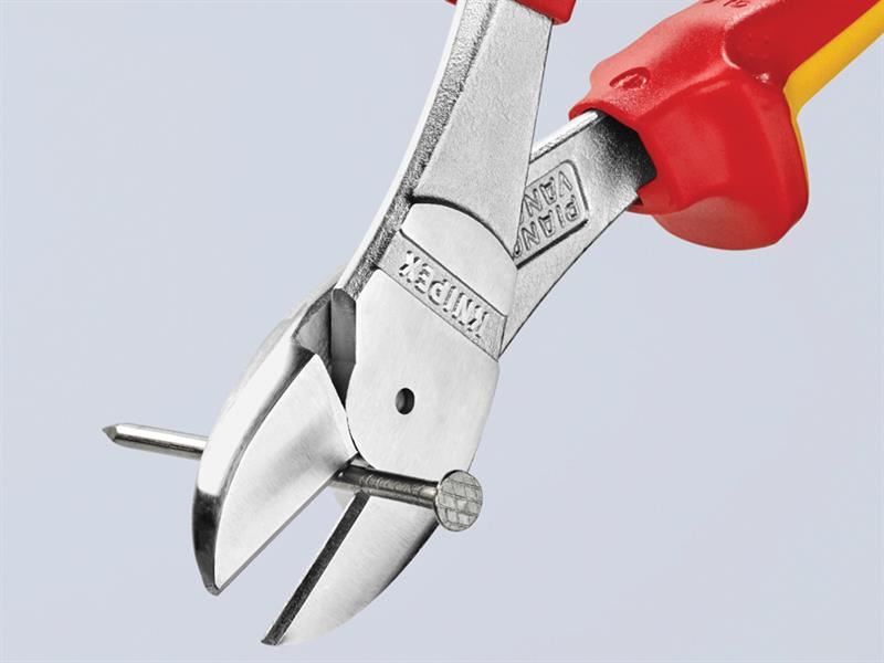 Knipex VDE High Leverage Diagonal Cutter 200mm Knipex - Dynamic Drive
