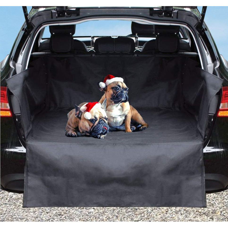 Sakura Heavy Duty Water Resistant Car Boot Liner Mat & Bumper Protector - Black Sakura  - Dynamic Drive