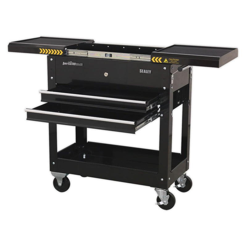 Sealey Mobile Tool & Parts Trolley Black AP705MB Sealey - Dynamic Drive
