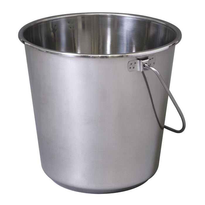Sealey Mop Bucket 12L Stainless Steel BM8L Sealey - Dynamic Drive