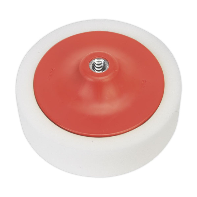 Sealey Buffing & Polishing Foam Head150 x 50mm M14 x 2mm White/Dense Sealey - Dynamic Drive