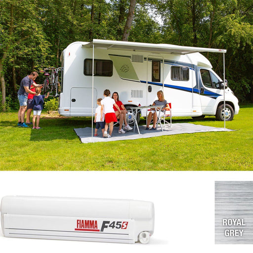 Fiamma F45S 260 PSA Polar White Royal Grey Fiamma - Dynamic Drive