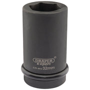 Draper Expert HI-TORQ 6 Point Deep Impact Socket, 1" Sq. Dr., 32mm Draper - Dynamic Drive