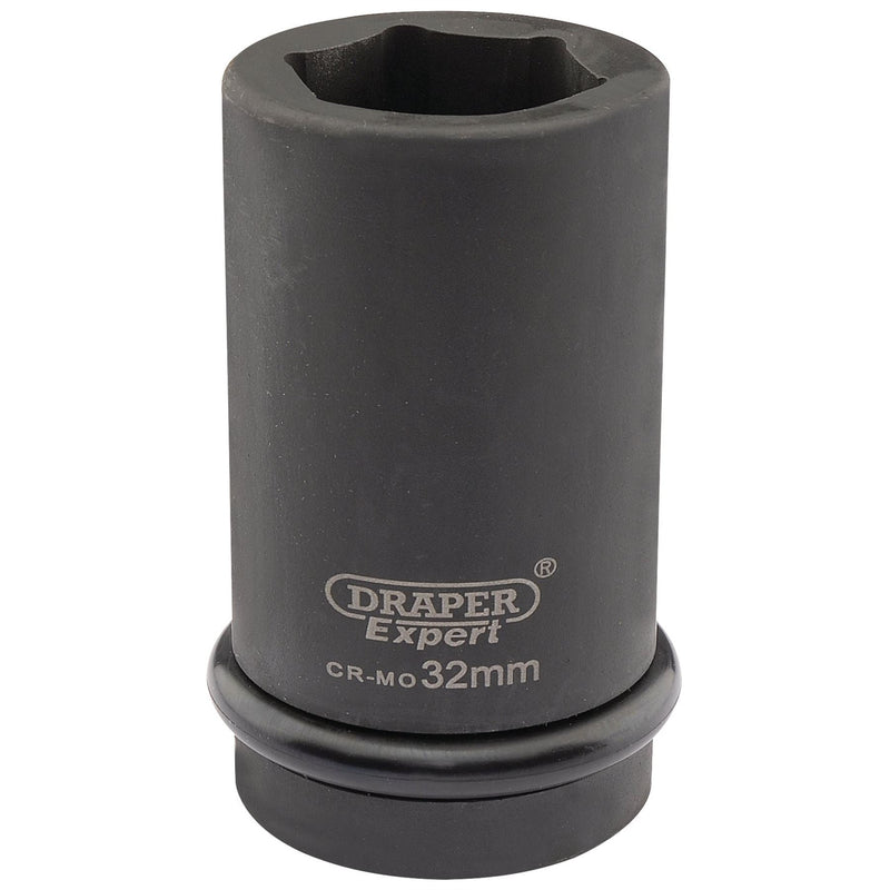 Draper Expert HI-TORQ 6 Point Deep Impact Socket, 1" Sq. Dr., 32mm Draper - Dynamic Drive
