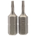 Draper TX-STAR Insert Bit, 1/4" Hex, 25mm Long, T7 (Pack of 2) Draper - Dynamic Drive