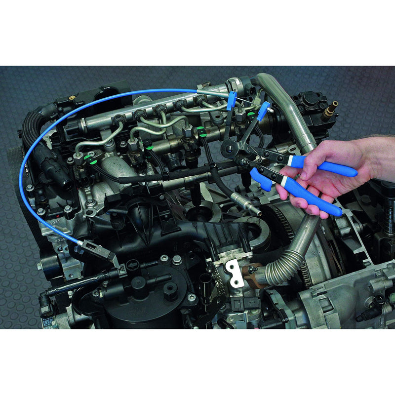 Laser Button Connector Pliers with Flexible Cable 7407 Laser - Dynamic Drive