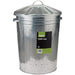 Draper Galvanised Dust Bin, 85L 53254 Draper - Dynamic Drive