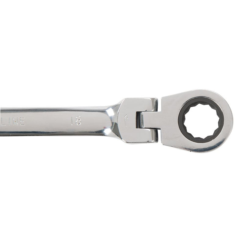 Silverline Flexible Head Ratchet Spanner Set 12pce 8 - 19mm 794336 Silverline  - Dynamic Drive
