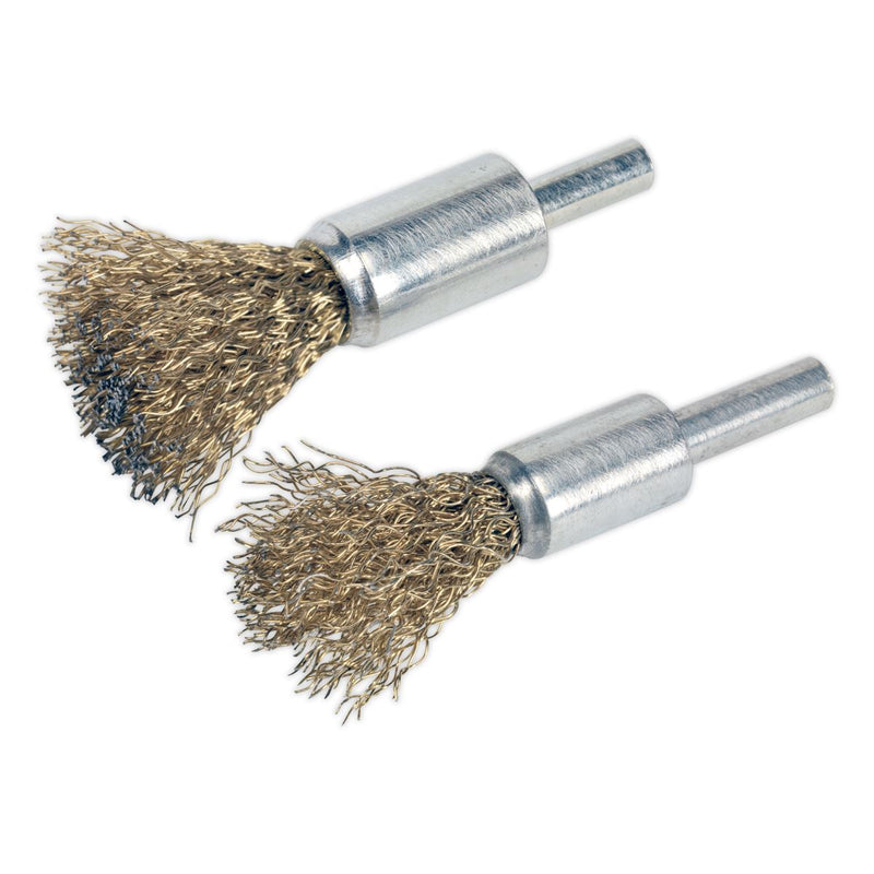 Sealey Decarbonising Brush Set 2pc VS1801 Sealey - Dynamic Drive