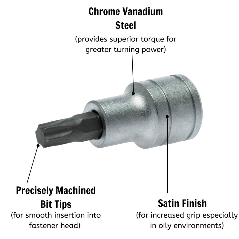 Teng Tools 1/2" TX Bit Socket TX27 Teng Tools - Dynamic Drive