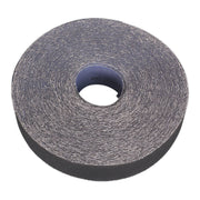 Sealey Emery Roll Blue Twill 25mm x 50m 80Grit ER255080 Sealey - Dynamic Drive