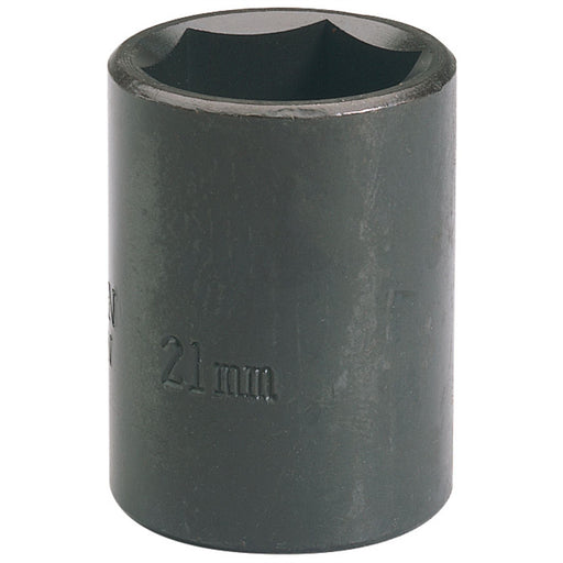 Draper Impact Socket, 1/2" Sq. Dr., 21mm (Sold Loose) 26889 Draper - Dynamic Drive
