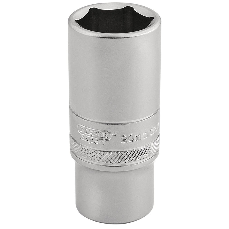 Draper 6 Point Metric Deep Socket, 3/8" Sq. Dr., 20mm 16587 Draper - Dynamic Drive