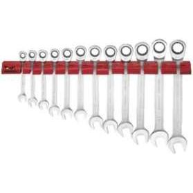 Teng Tools Ratcheting Combination Spanner Set RS Wall Rack 12 Pieces Teng Tools - Dynamic Drive