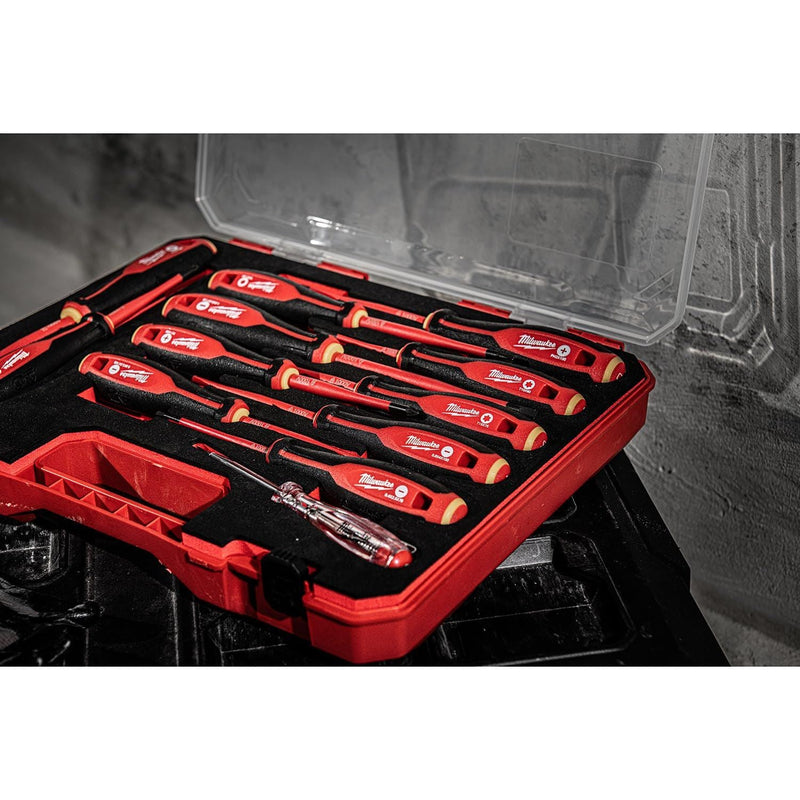 Milwaukee 4932479095 12 Piece Tri-Lobe Vde Screwdriver Set, Bunt Milwaukee - Dynamic Drive