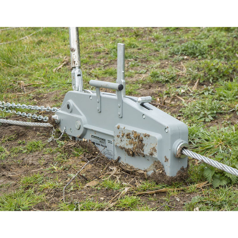 Sealey Wire Rope Puller 3200kg Max Line Force WRP3200 Sealey - Dynamic Drive