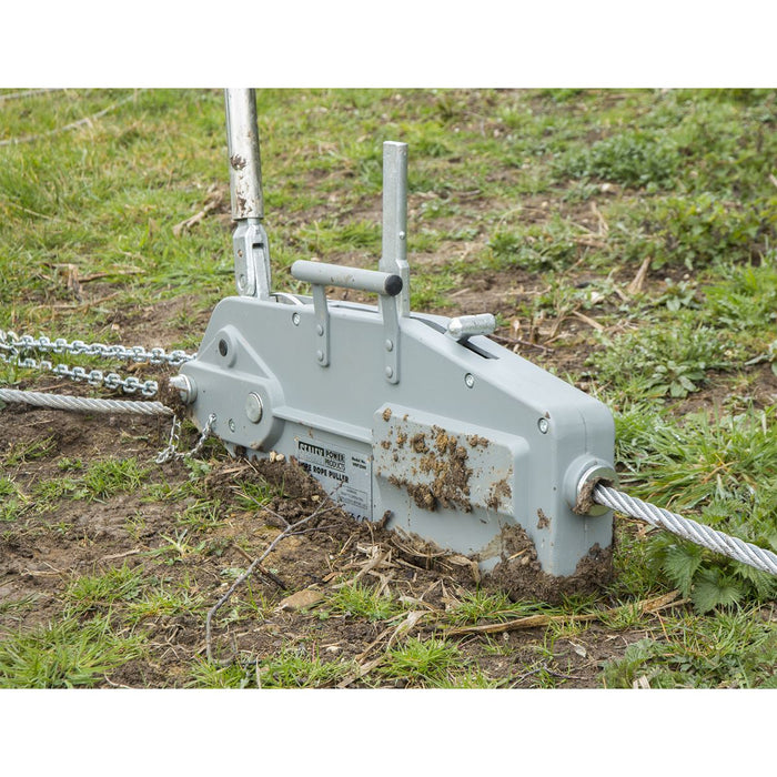 Sealey Wire Rope Puller 3200kg Max Line Force WRP3200 Sealey - Dynamic Drive