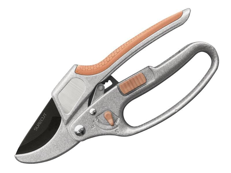 Kent & Stowe SureCut Hardwood Anvil Ratchet Secateurs Kent & Stowe - Dynamic Drive