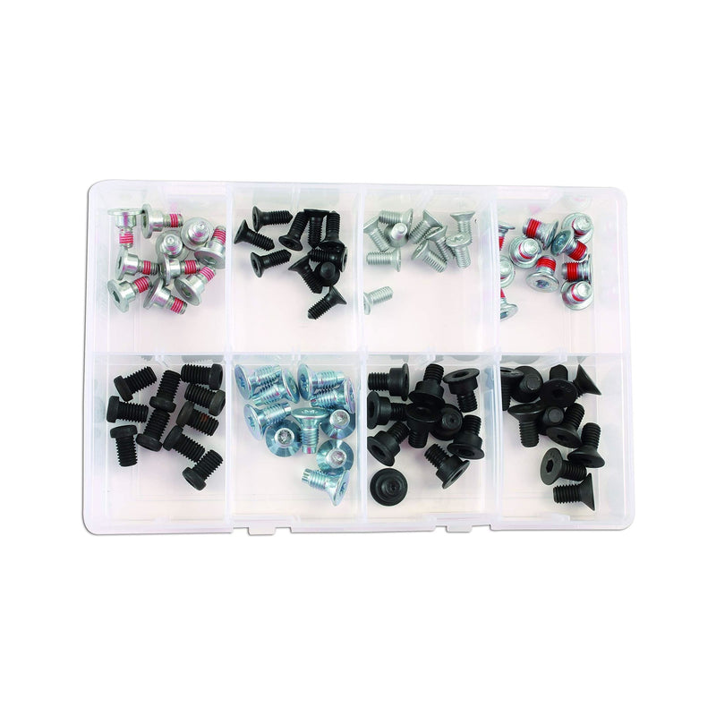 Connect Assorted Brake Disc & Drum Fixing Screws M6 - M8, 80pc 34160 Tool Connection - Dynamic Drive