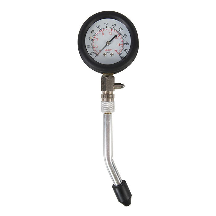 Silverline Petrol Engine Compression Test Kit 8pce 0 - 300psi Silverline - Dynamic Drive