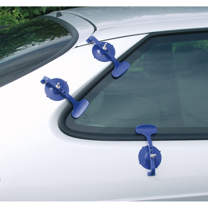 Sealey RE006 Suction Cup Clamp Set Trim Dents Panels Puller Glass Adjustable Sealey  - Dynamic Drive