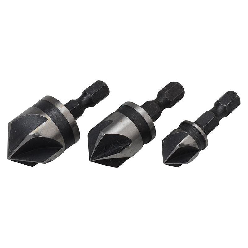 Bluespot Tools Countersink Bit Set 3 Piece BlueSpot Tools - Dynamic Drive