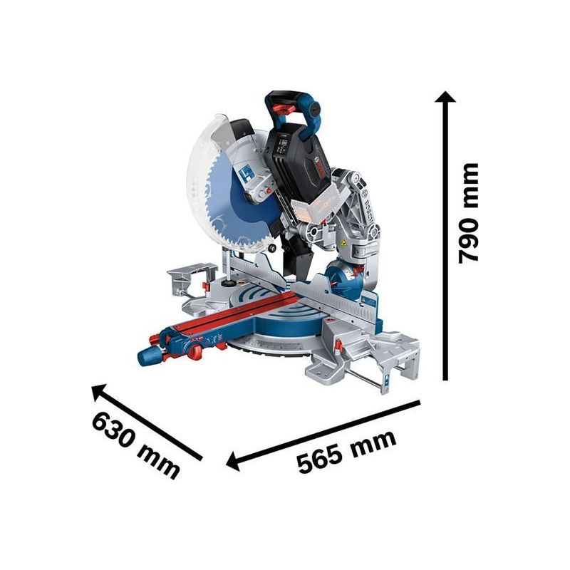 Bosch GCM 18V-305 GDC Professional BITURBO Mitre Saw 18V Bare Unit Bosch - Dynamic Drive