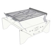 Oxford Grill for Firepit: Stainless Steel Cooking Grate for Outdoor Fire Pit Oxford - Dynamic Drive