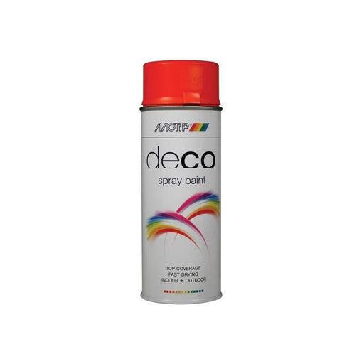 Motip® Deco Spray Paint High Gloss RAL 2004 Pure Orange 400ml MOTIP® - Dynamic Drive