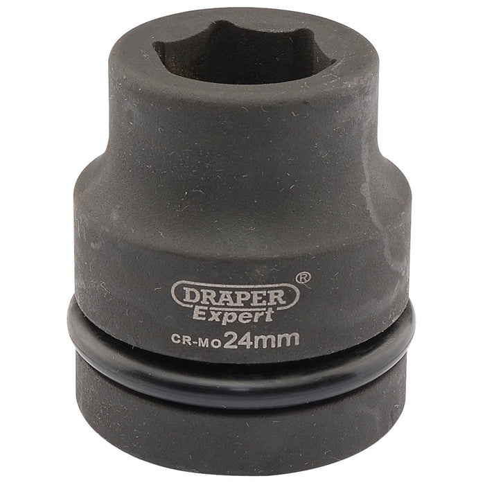 Draper Expert HI-TORQ 6 Point Impact Socket, 1" Sq. Dr., 24mm 05105 Draper - Dynamic Drive