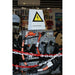 Laser High Voltage Sign (Double Sided) 7574 Laser - Dynamic Drive