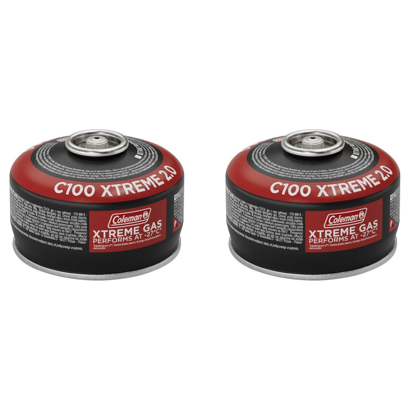 2x Coleman Gas Cartridge C100 Xtreme 2.0 Hiking Camping Outdoors Coleman - Dynamic Drive