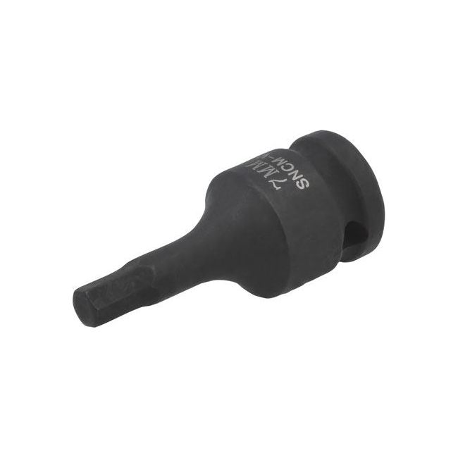 Laser Impact Socket Bit 1/2"D 7mm 8233 Laser - Dynamic Drive