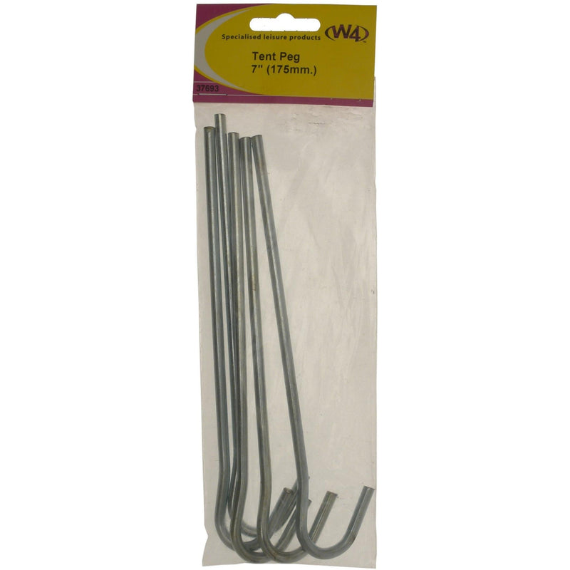MDS1203 W4 7in Steel tent pegs 5 pack 37693 W4 - Dynamic Drive
