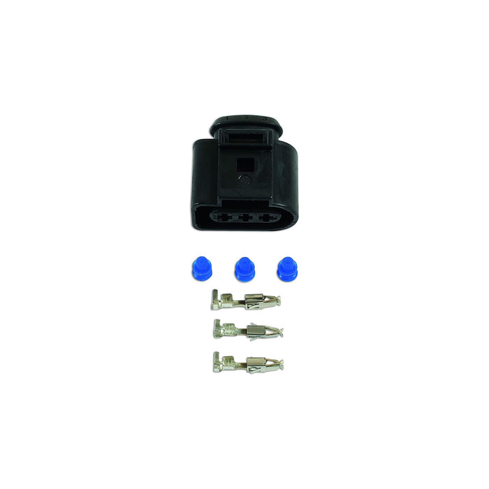 Connect for VW Electrical Female Connector 2.8mm 3 Pin Kit 35pc 37380 Tool Connection - Dynamic Drive