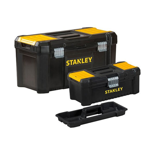 Stanley® Hand Tools Essential Toolbox Bonus Pack 32cm (12.1/2in) & 48cm (19in) STANLEY® Hand Tools - Dynamic Drive