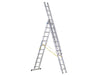 Zarges D-Rung Combination Ladder 3-Part 3 x 10 Rungs Zarges - Dynamic Drive